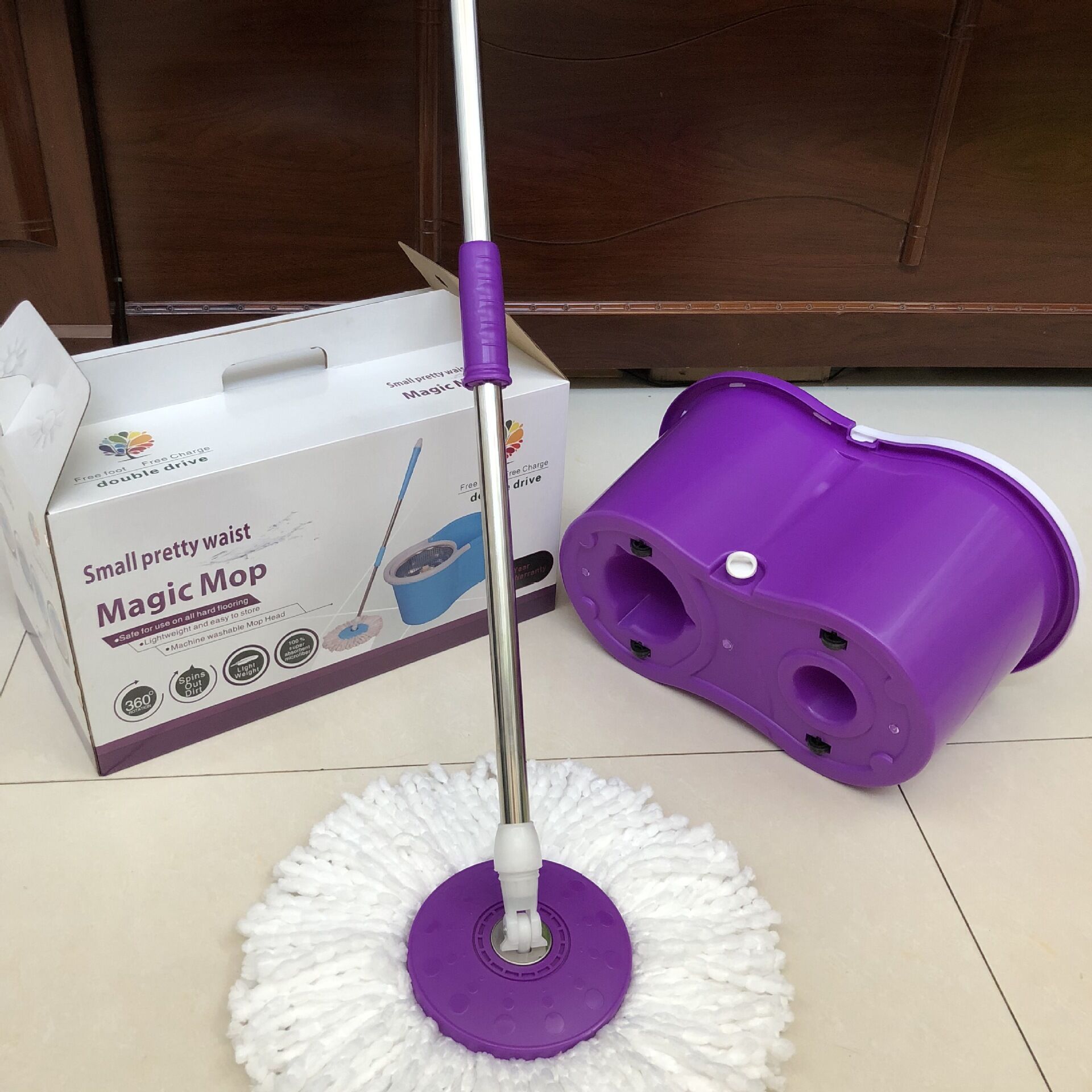 Buy Wholesale China Easy Wring Spin Mop And Bucket System, Double-drive ...