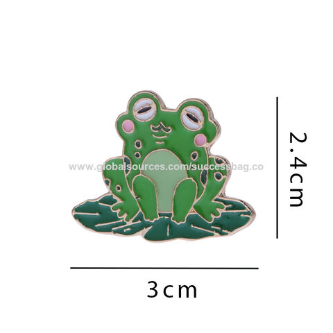 Wholesale New Original Design Cute Frog Animal Badge,frog Prince Lotus Leaf  Frog Brooch,promotional Badges,customized Pins - Expore China Wholesale  Badge and Brooch, Pin, Ornaments