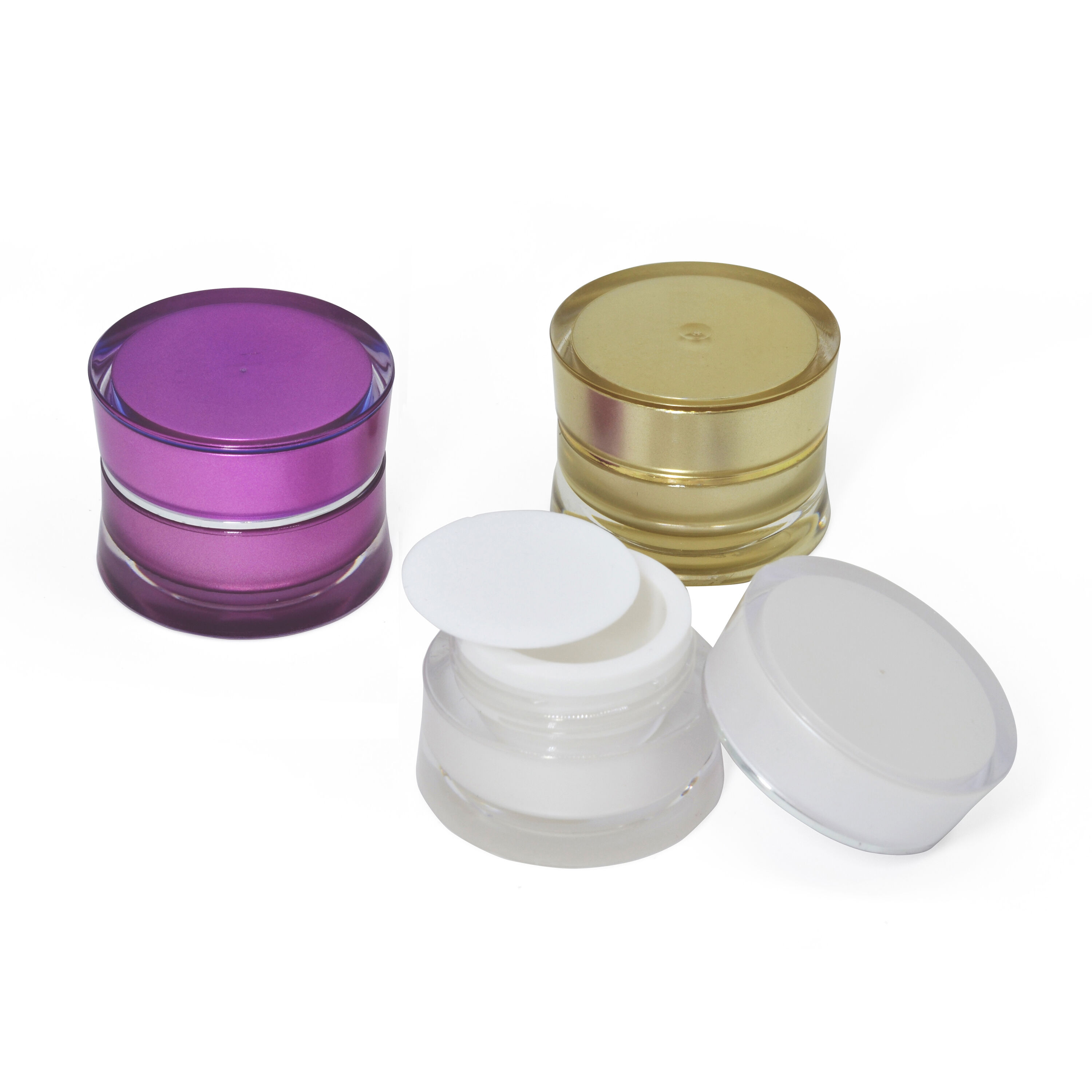 Buy Wholesale China Supplier Of 5g Round Small Acrylic Jar 5g Sample Jar For Cosmetic Packaging