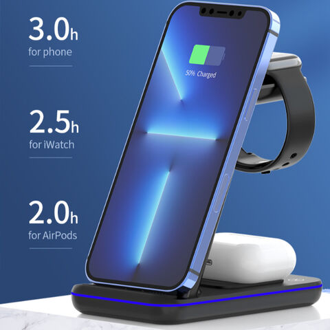 Buy Wholesale China Low Price  Best Seller Wireless Charging Docking  Station 3 In 1 Wireless Charger & Magnetic Wireless Charger at USD 13.27