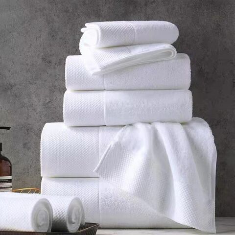 Wholesale Custom 70*140Cm Towel Cotton Soft Luxury Hotel Grey And