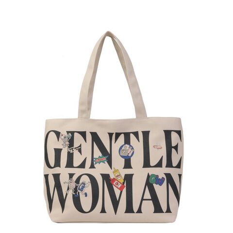 Large Capacity Fashion Printed Canvas Tote Bag For Women