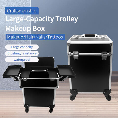 Hot Sale Artist Aluminum Make up Trolley Makeup Case Lights Salon Kit  Multi-Layer Tattoo Nail Art Tool Case Storage - China Cosmetic Case and  Tools Case price