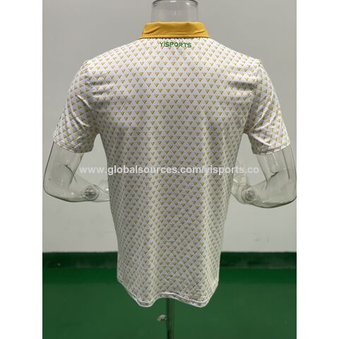 Benutzerdefiniertes schnelltrocknendes Polyester Golf Polo Shirt mit Allover-Sublimationsdruck für Sportteams und Rennen, schnelle Lieferung