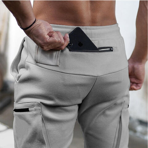 Multi pocket Men s Jogger Pants Gym Zipper Sports Trousers Men China Wholesale Mens Lightweight Gym Jogger Pant Men S Workout Sw 7.12 from Jiangxi Heywe Garment Co. Ltd. Globalsources