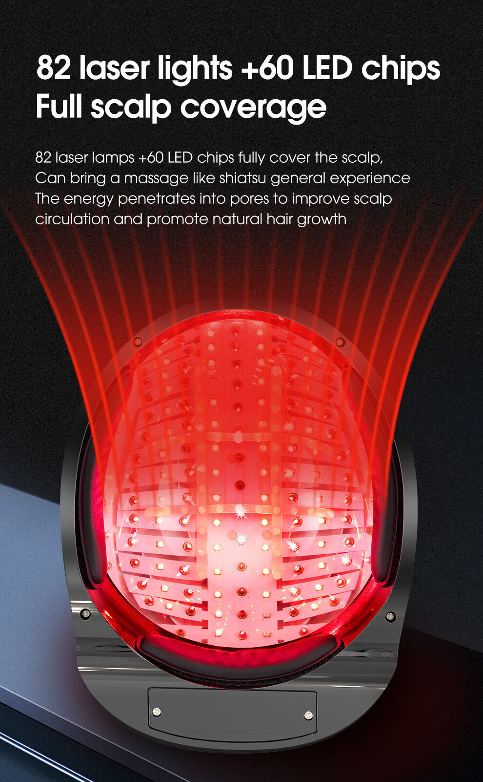 Laser Led Light Therapy Hair Growth / Laser Hair Regrowth Helmet