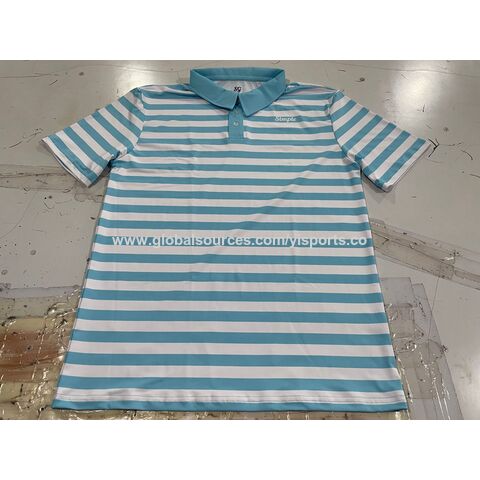 Benutzerdefiniertes schnelltrocknendes Polyester Golf Polo Shirt mit Allover-Sublimationsdruck für Sportteams und Rennen, schnelle Lieferung