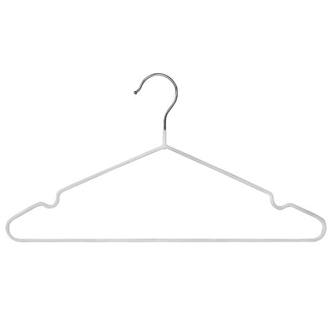 Metal Hanger - Metal Hangers - Non-Slip Hangers - Black Vinyl Coated Hangers