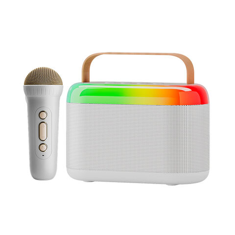 Achetez en gros Y1 Mini Haut-parleur Sans Fil Intégré Soundcard Microphone Sans  Fil Tf Carte Rgb Lumière Bluetooth Karaoké Haut-parleur Chine et  Haut-parleur Bluetooth à 5.06 USD