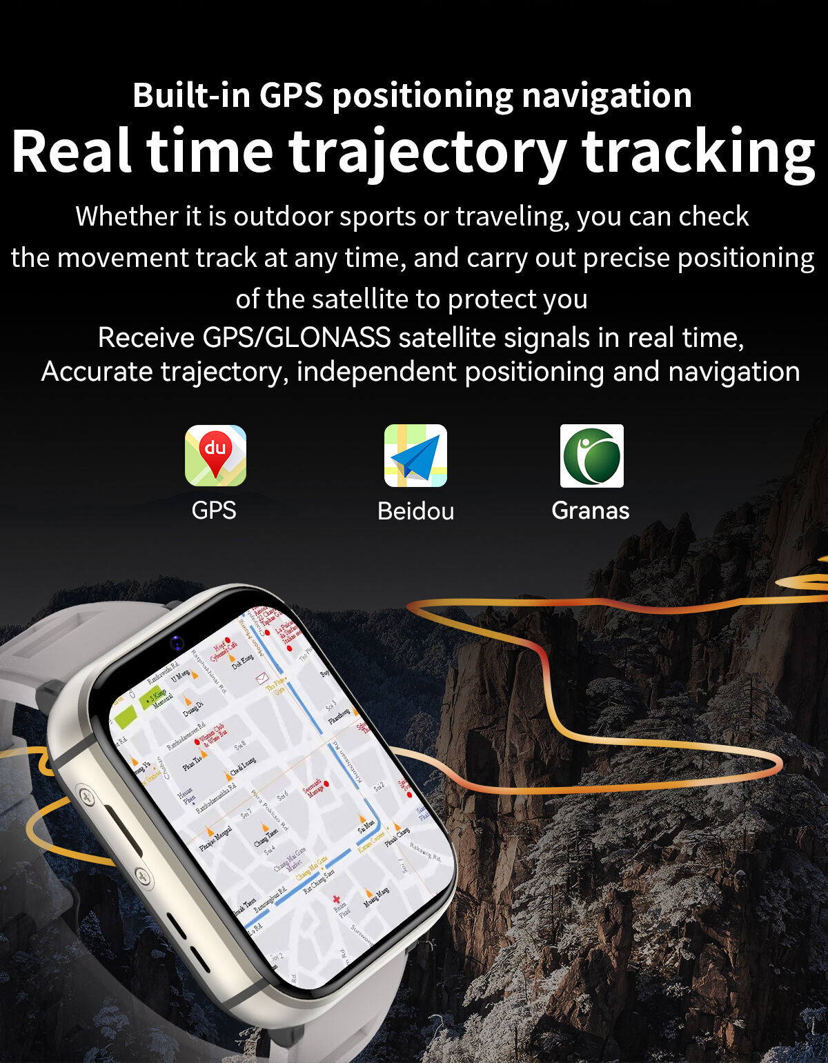 Gps Tracker Smart Watch With Sat Nav Gps Tracker Smart Watches