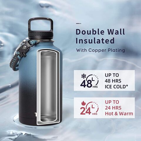 500ml Double Walled Insulated Thermos Wide Mouth Stainless Steel Vacuum  Flask Water Bottle with Tea Infuser - China Vacuum Flask and Stainless  Steel Bottle price