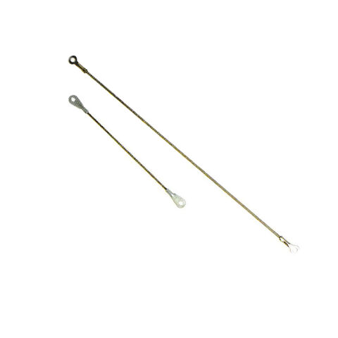 Conjunto de cable de acero inoxidable con mosquetón de acero inoxidable