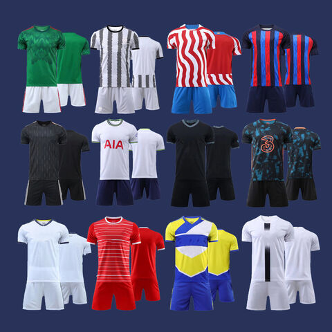 Meninos Futebol Jersey Sets, Uniformes Esportivos de Futebol