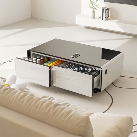 Nouvelle table basse moderne et intelligente avec réfrigérateur - Chine Table  basse intelligente, table basse intelligente avec réfrigérateur et  haut-parleurs