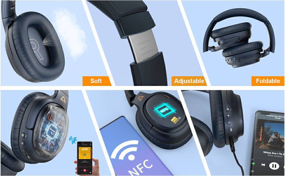 Achetez en gros Casque Antibruit Actif Hybride Ankbit E700, Casque Bluetooth  5.1 Avec Ldac Pour Audio Sans Fil Hi-res Chine et Casque Bluetooth à 52.2  USD