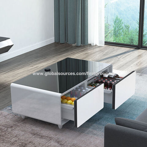 Table Basse Moderne Pour Salon, Réfrigérateur, Rangement, Haut