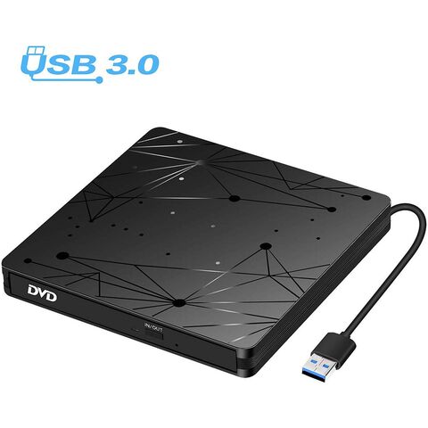 Lecteur de CD externe USB lecteur graveur de DVD pour ordinateur  portable/PC/Mac (gris) - Chine Lecteur de DVD USB et USB prix