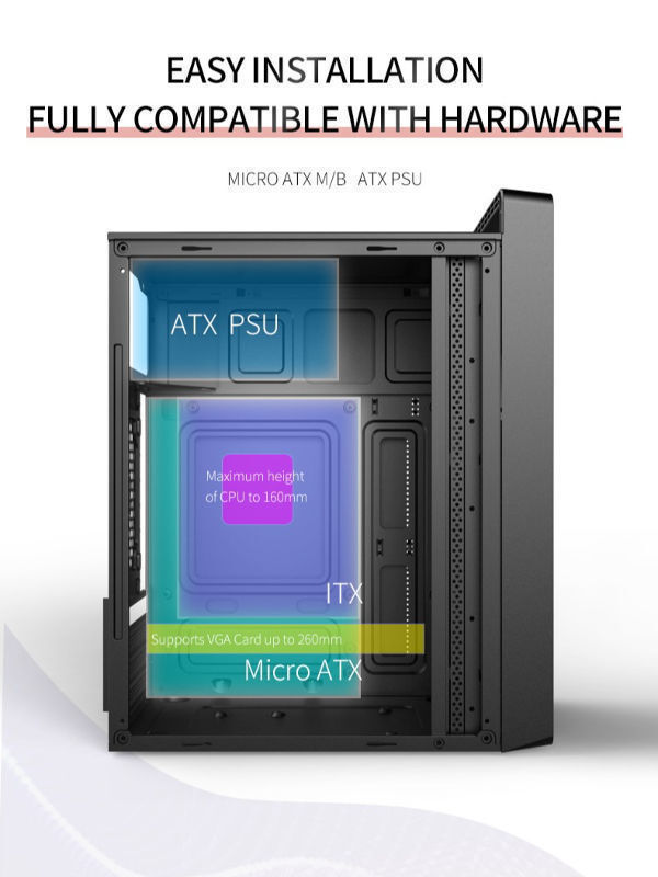 Buy Wholesale China Soeyi Pc Casing Oem/odm Mid Tower Desktop Cpu ...