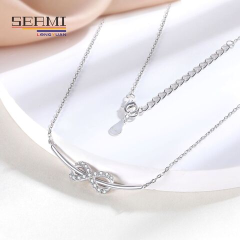  2023 New Girls Necklace for Women Pendant Sterlings