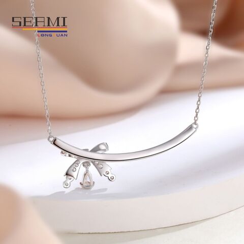  2023 New Girls Necklace for Women Pendant Sterlings