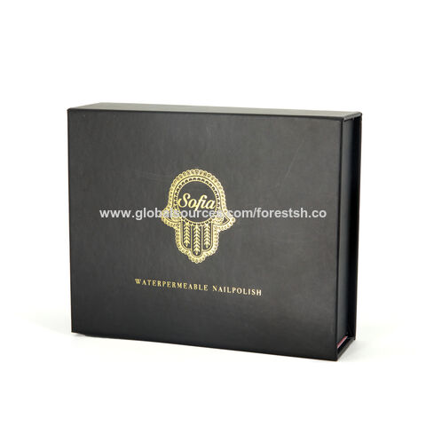 Custom Printing Logo Rigid Cardboard Luxury Flap Open Magnetic