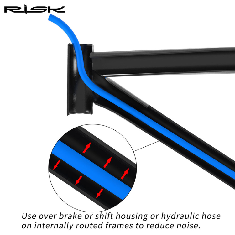 Fiets Frame Interne Kabeldemper – 1,6 M, 6 Mm Binnendiameter, Schuimrubber, Voor Rem-, Schakel- En Hydraulische Leidingen