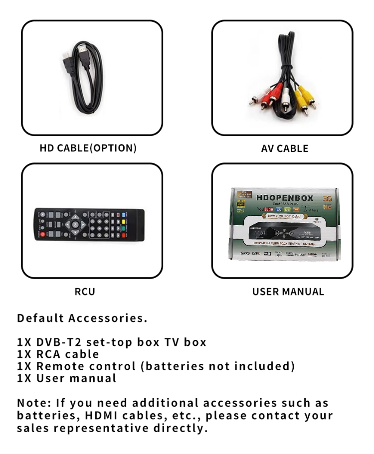 DECODER DVB-T2 TV Stick Instruction Manual