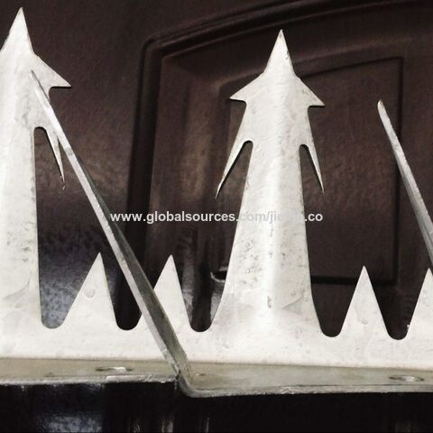 Anti-Kletter-Spikes für Bäume, Verzinkter Wandspießzaun zur Wandbefestigung - Sicherheitszaun