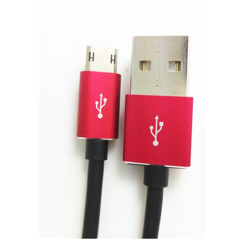 Mini câble USB 0.8m long Android chargeur de téléphone portable