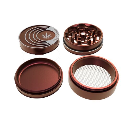 Tobacco Herb Spice Grinder Crusher Smoke 2.0 inch 4-Piece Metal Magnetic  Lid