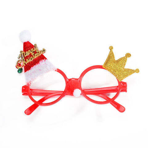 Lustige Weihnachtsparty-Brille mit Frühlingszwiebelpulver - Modische Partybrille