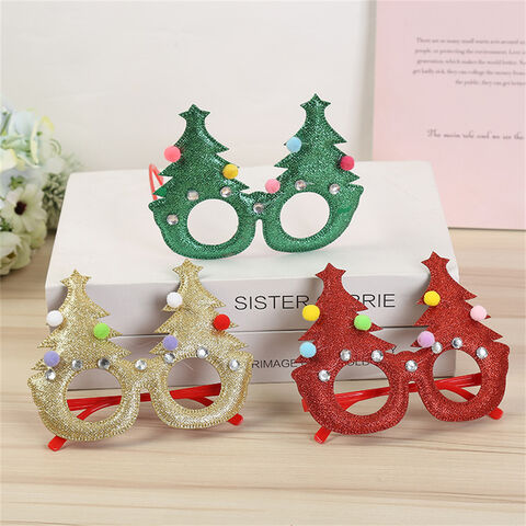 Lustige Weihnachtsparty-Brille mit Frühlingszwiebelpulver - Modische Partybrille