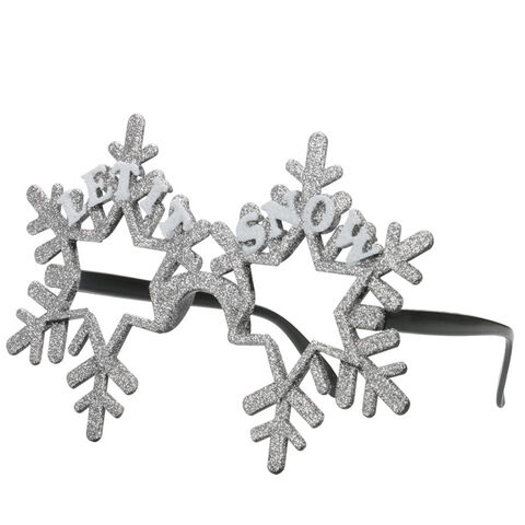 Lustige Weihnachtsparty-Brille mit Frühlingszwiebelpulver - Modische Partybrille