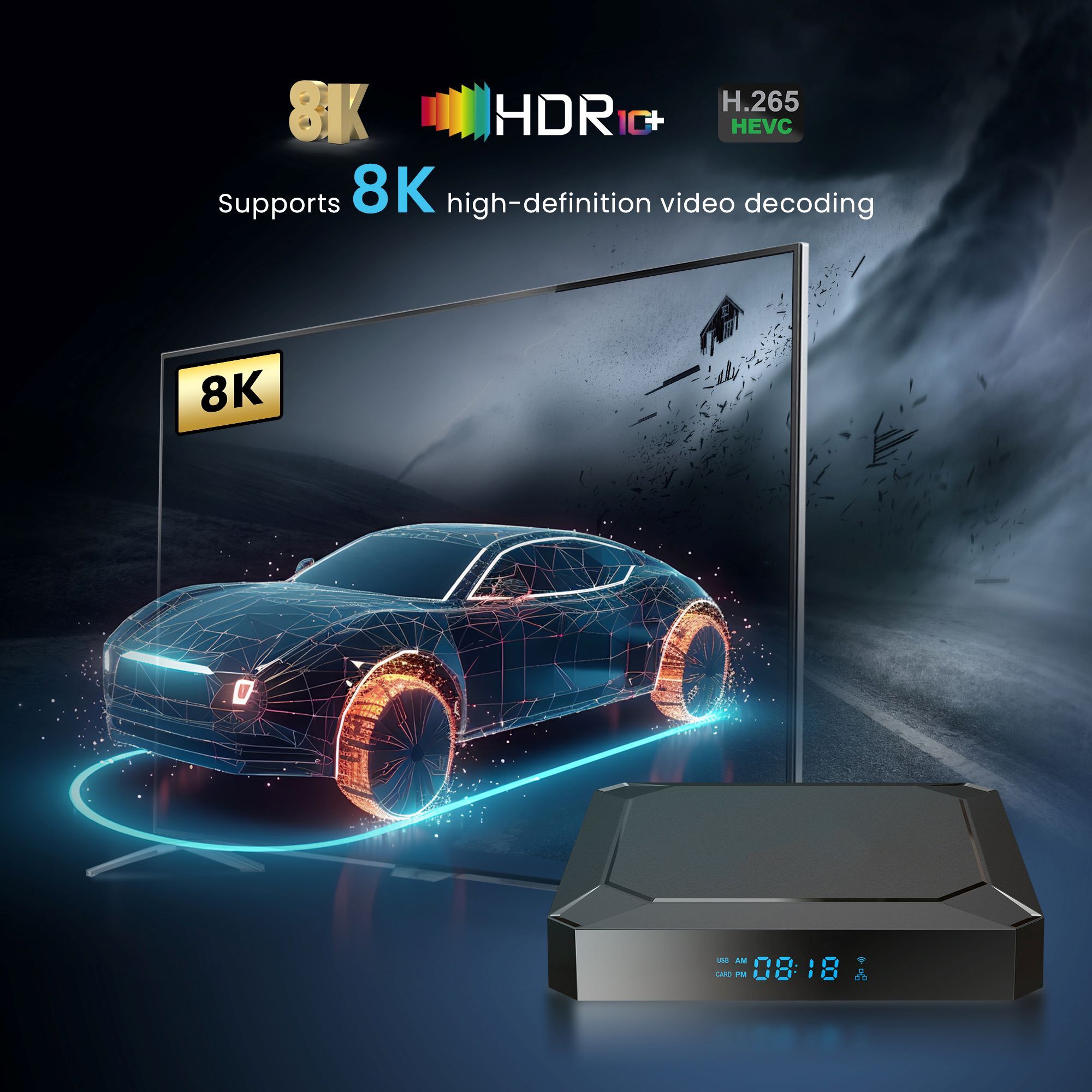 Buy China Wholesale Wholesale 8k Android 13 Tv Box Rk3528 /rk3588 Arm