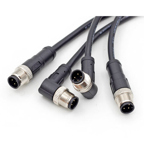 Conector de Plástico Impermeable Serie E7 E10 E13, Enchufe Recto de Acoplamiento Instalable en Campo