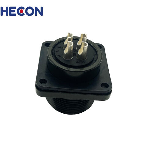 Conector de Plástico Impermeable Serie E7 E10 E13, Enchufe Recto de Acoplamiento Instalable en Campo