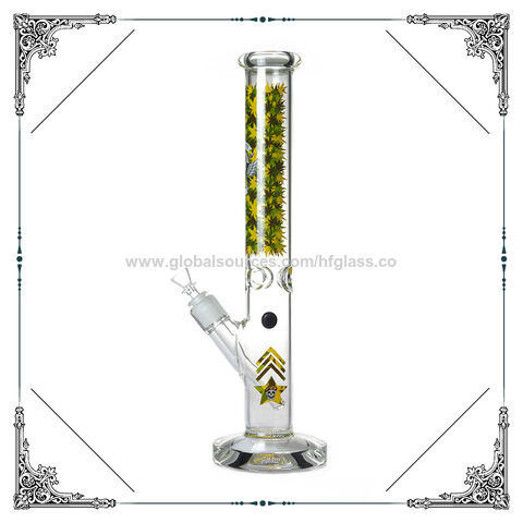 Buy Wholesale China 17 Inches Straight Tube Bong Heady Glass