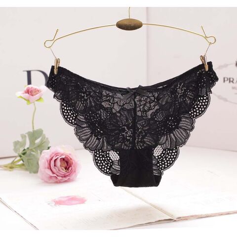 Compre Calcinha branca feminina doce cruz arco menina lingerie