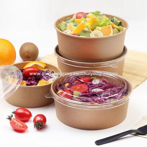 Take-Away Salad Packaging Bowl & Box