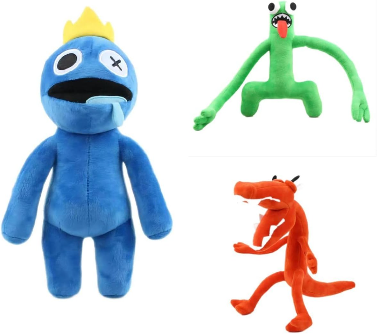 Rainbow Friends Roblox Little Blue Man with Crown Plush Toy 2023 - China Rainbow  Friend and Plush price