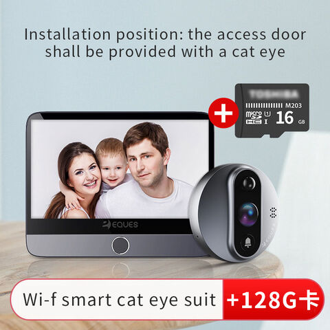 Wireless Wifi Campainha Câmera Impermeável Hd Vídeo Porta Bell Smart  Outdoor Campainha Sem Fio Com Câmera Visão Noturna Smart Home