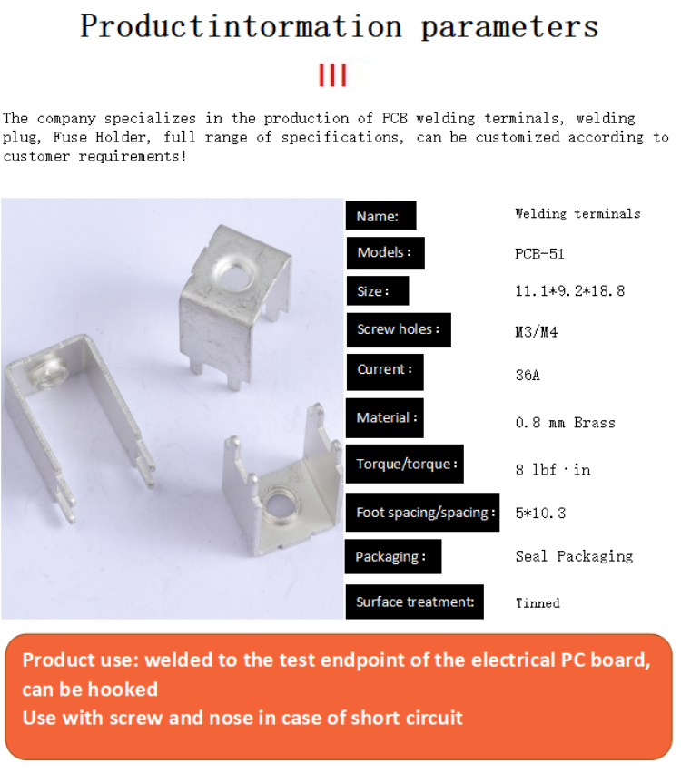 Buy Wholesale China Pcb 51m4 Brass Nut Terminals Printed Circuit Board ...