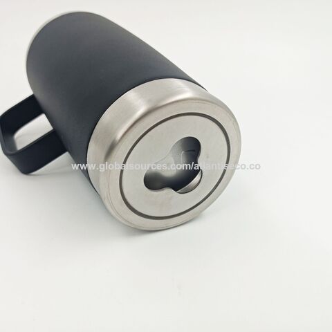 600ml Double Wall Stainless Steel Mugs for Beer Mug Bottle Opener