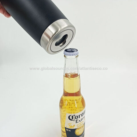 600ml Double Wall Stainless Steel Mugs for Beer Mug Bottle Opener