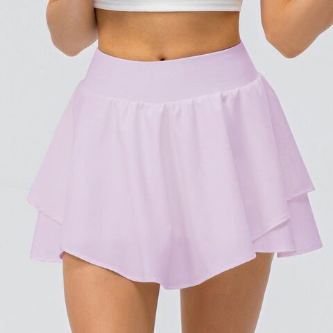 Ball Pocket Women Sports Wear Mini Tennis Skirt Women Tennis Dress