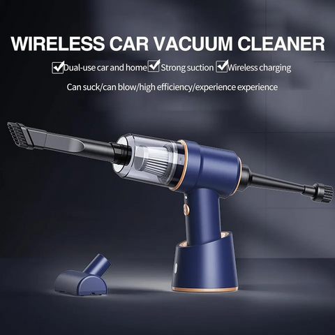 Cordless Handheld Vacuum Cleaner Rechargeable Car Auto Wet Dry Duster  w/Filter