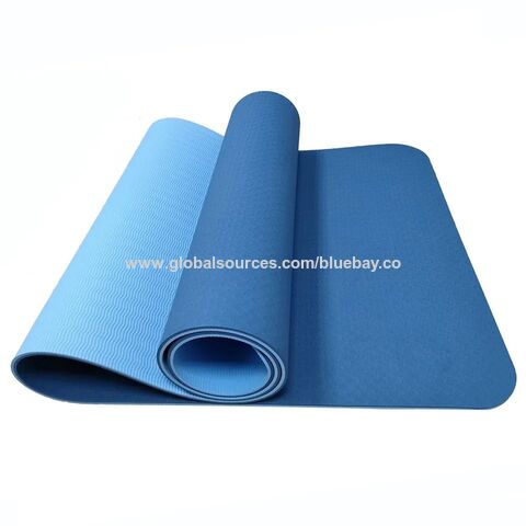 173x61cm Pvc Foldable Yoga Mat Non Slip Exercise Mat For Home Gym