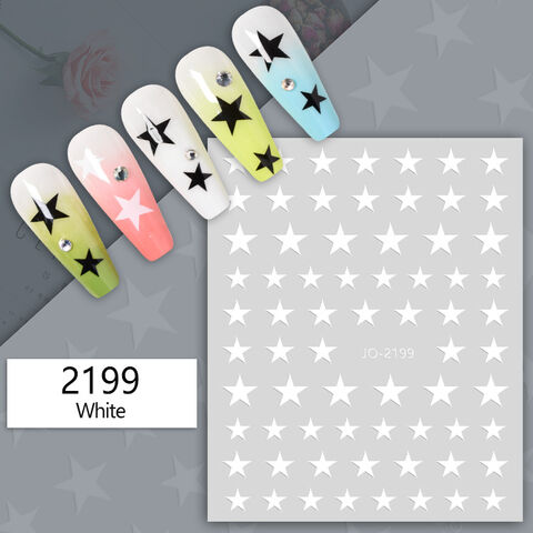 Love Heart Design Valentine Nail Art Stickers 3d Decals Geometric