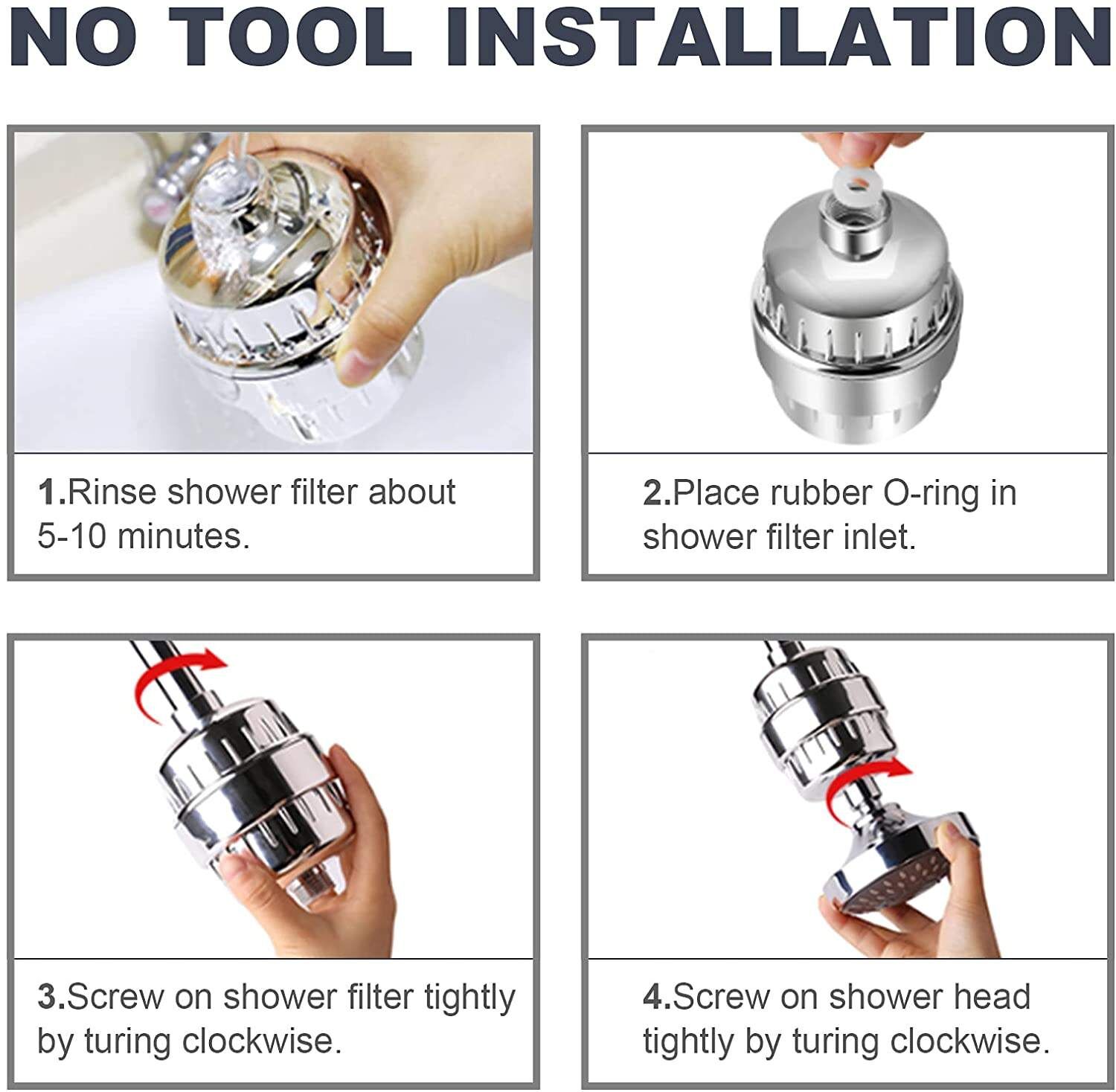 Buy Wholesale China Ionic Charcoal Kdf Filter Cartridge Shower Water