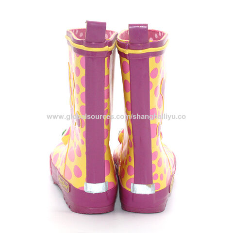 Compre Niños 3d Dibujos Animados Coche Botas De Goma Moda Impermeable  Zapatos Niños Botas Wellington y Bota de China